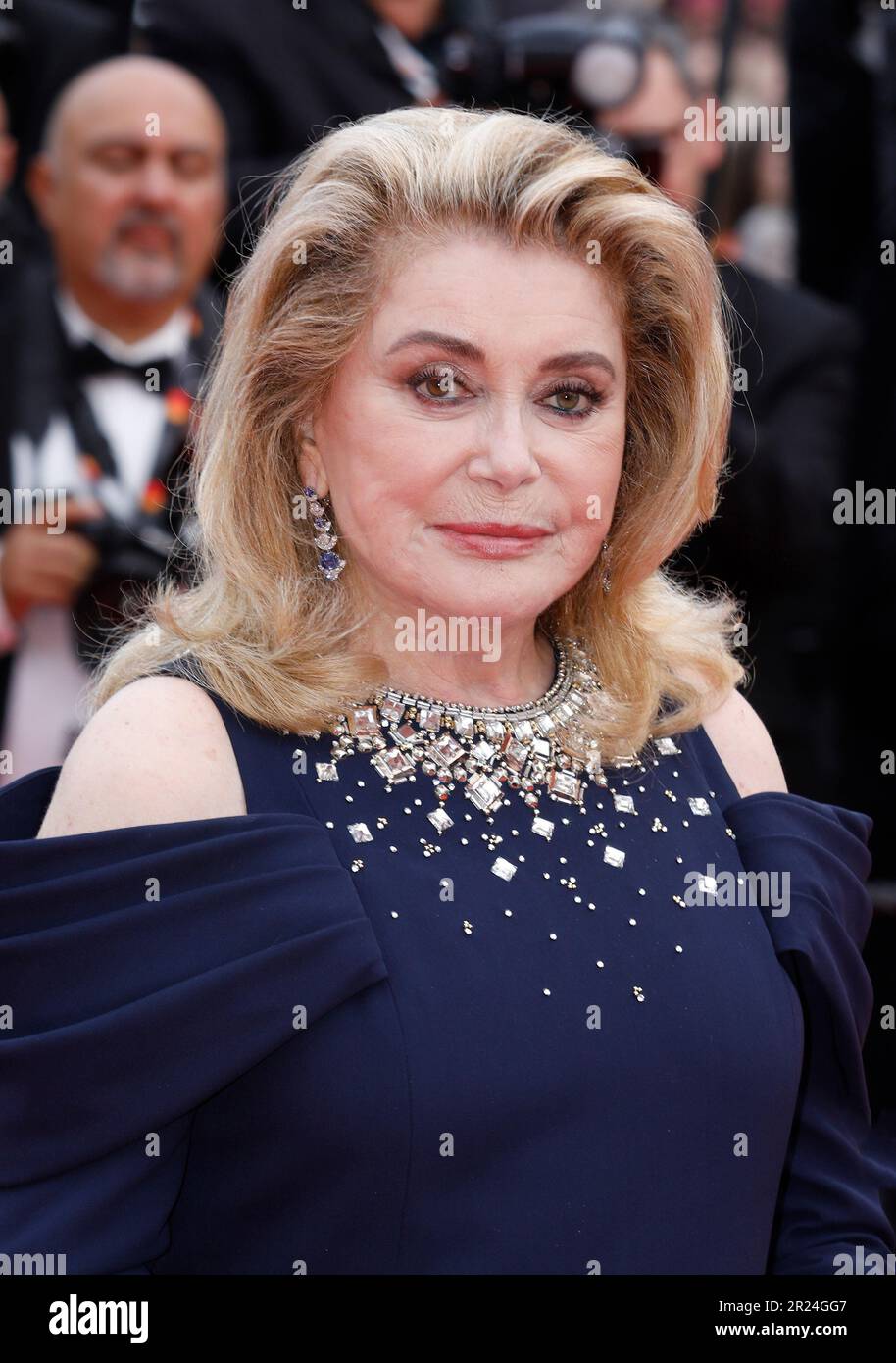 Catherine Deneuve attends the 'Jeanne du Barry' premiere and opening ceremony during the 76th annual Cannes Film Festival on May 16, 2023 in Cannes, France. Credit: DGP/imageSPACE/MediaPunch Stock Photo
