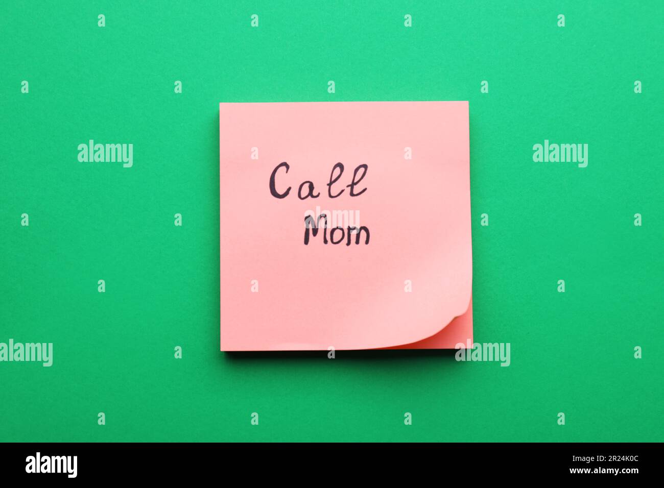 Remember call mom note hi-res stock photography and images - Alamy
