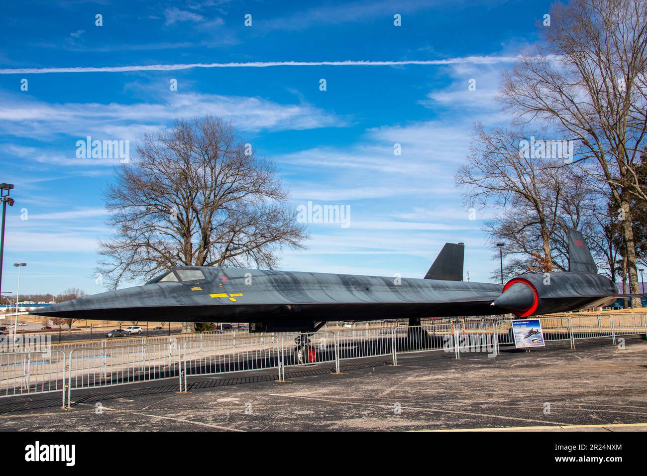 Huntsville USA 10th Feb 2023: the Lockheed A-12 in U.S. Space Rocket Center. It is a high-altitude, Mach 3+ reconnaissance aircraft built for the Unit Stock Photo