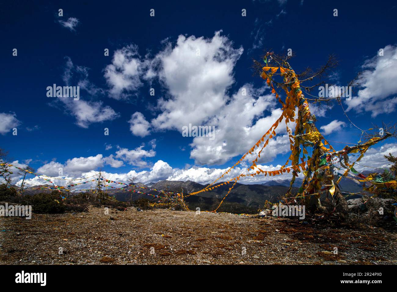buddhist stupa in the himalayas Stock Photo - Alamy