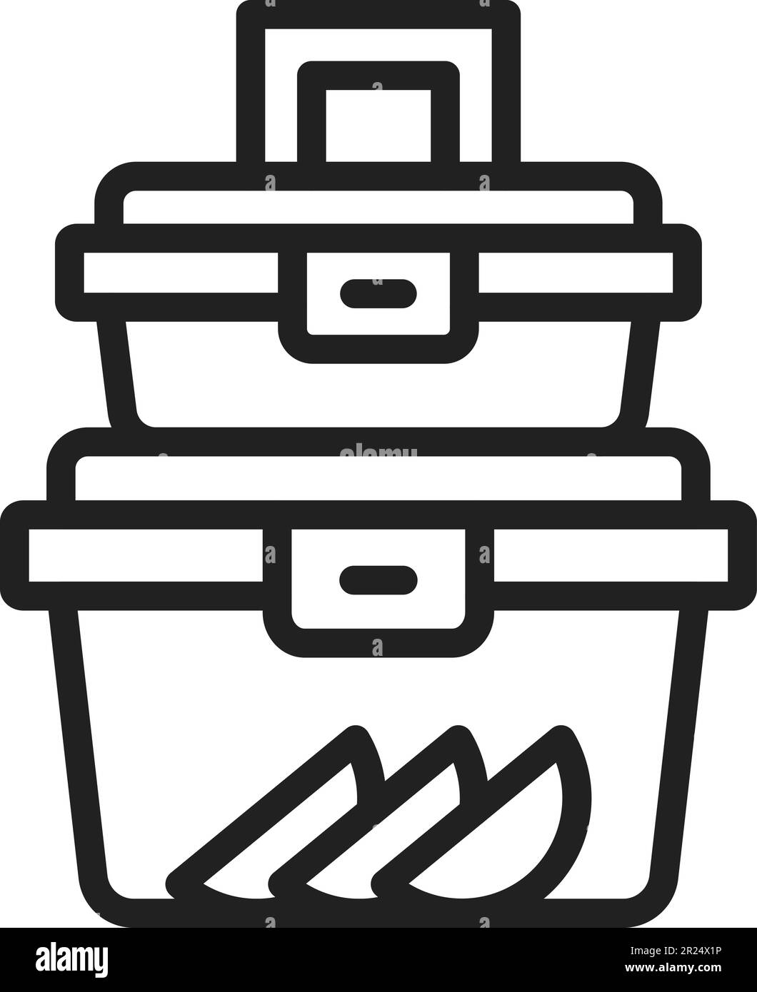 Lunch Box icon vector image Stock Vector Image & Art - Alamy