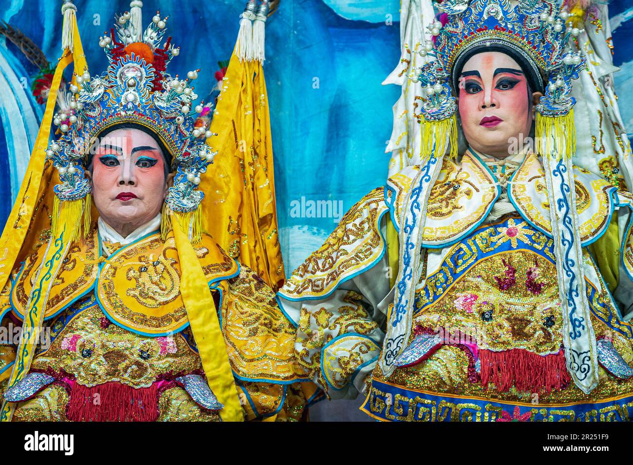 Bangkok, Thailand. 16th May, 2023. Chinese opera performance at a
