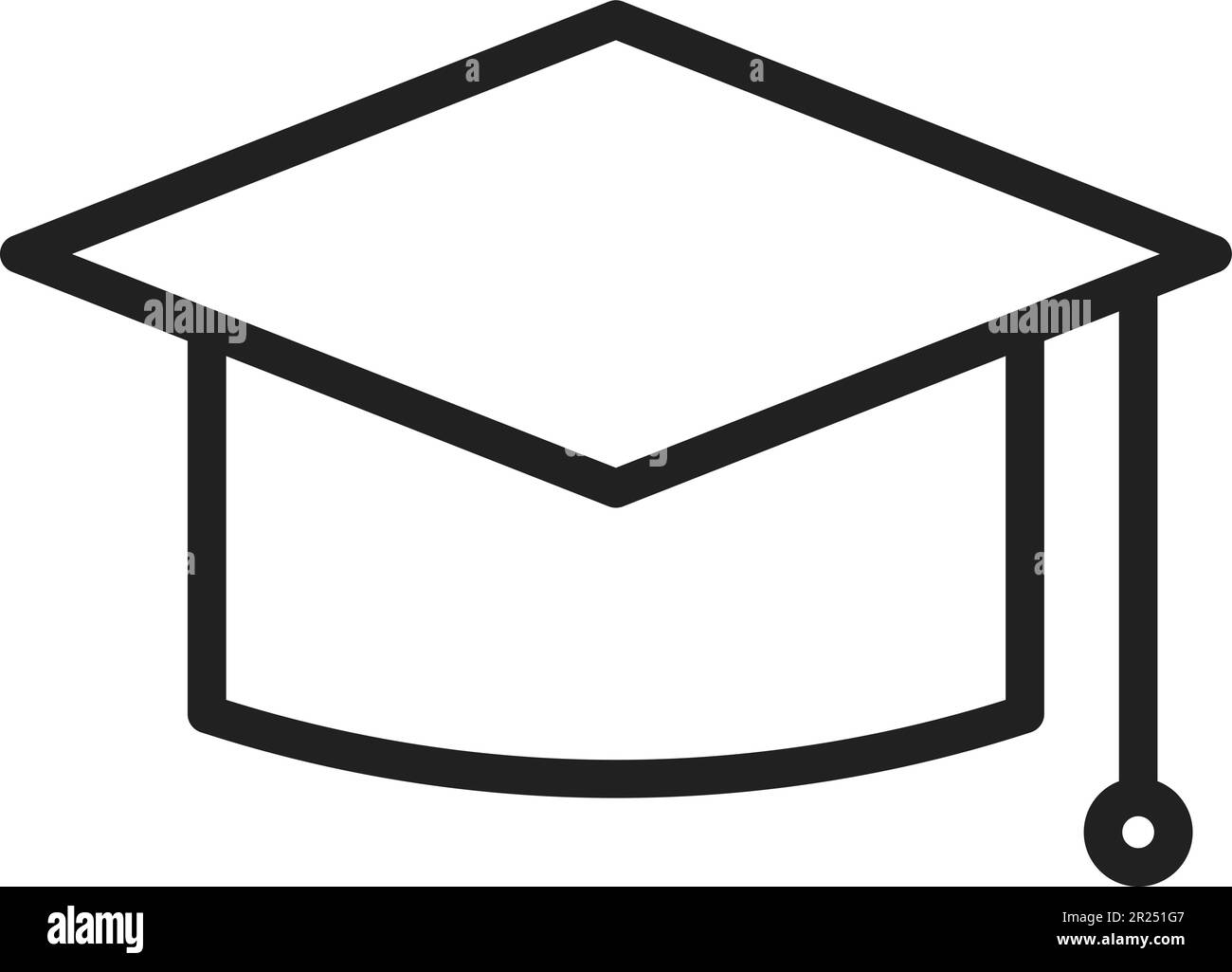 Mortarboard icon vector image Stock Vector Image & Art Alamy