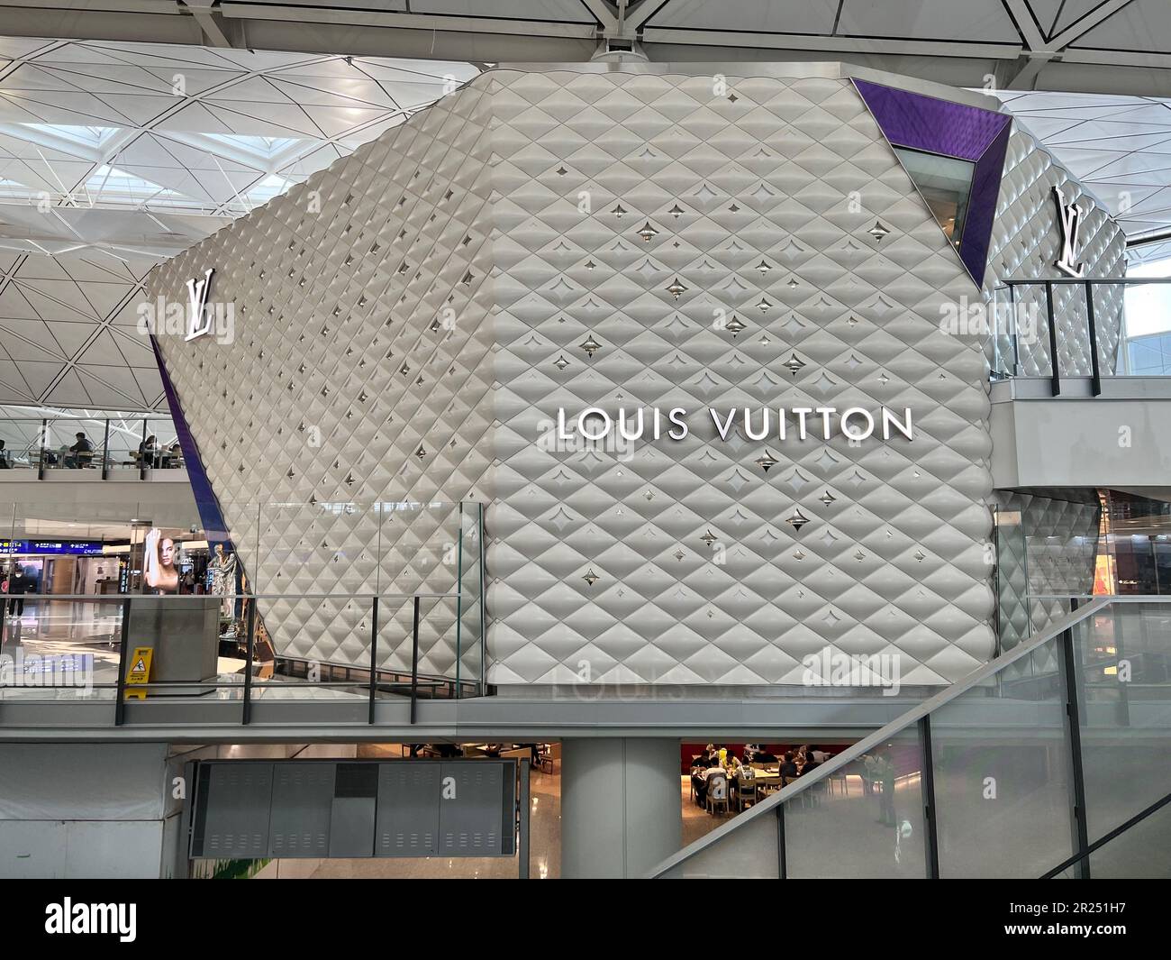 Hong Kong April 29 2023: the tax-free LV flagship in Hong Kong  international airport Stock Photo - Alamy