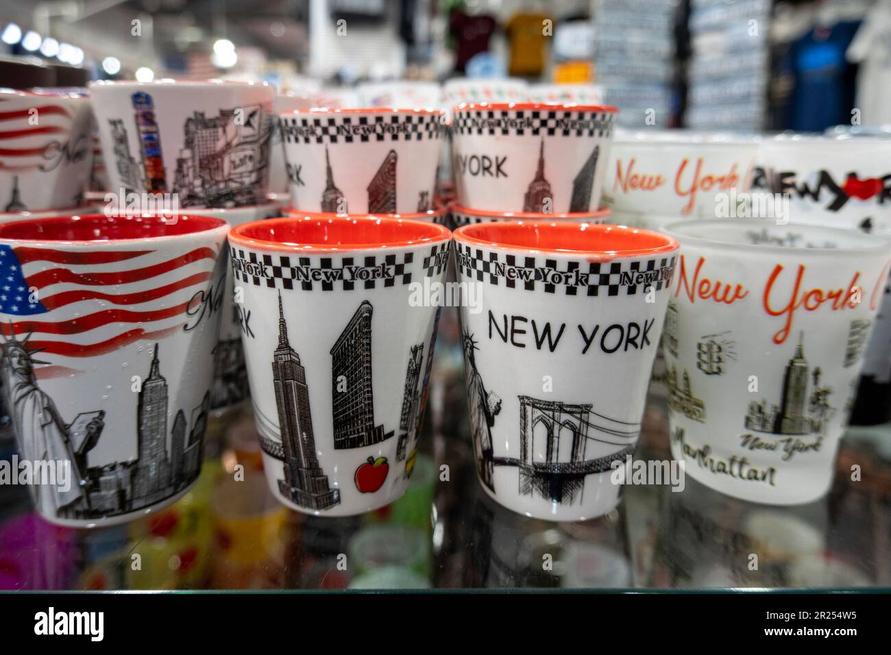 Souvenir shops in New York City are popular, 2023, USA Stock Photo Alamy