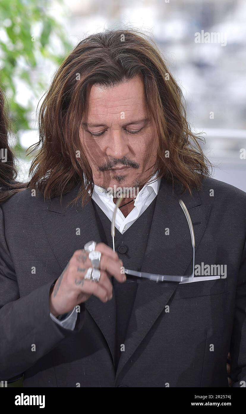 Cannes, France. 17th May, 2023. CANNES, FRANCE MAY 17 Johnny Depp