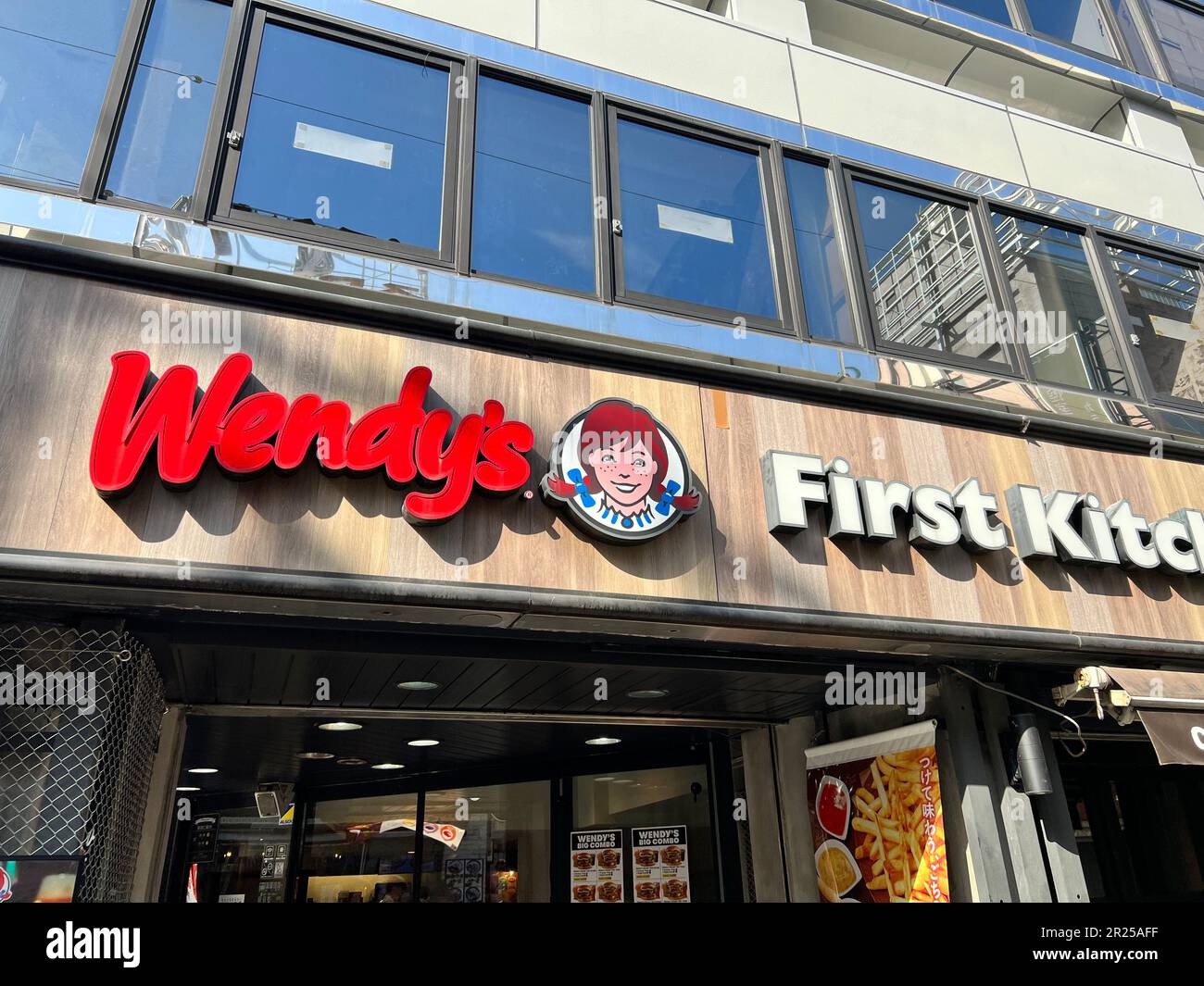 Tokyo Japan May 3 2023 Wendy's restaurant in Lower Kitazawa or