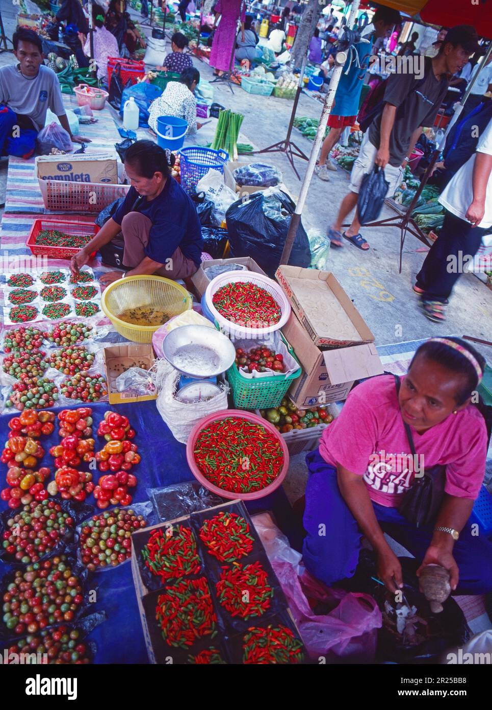 Fruit and vegetable market in Keningau, Borneo Stock Photo Alamy