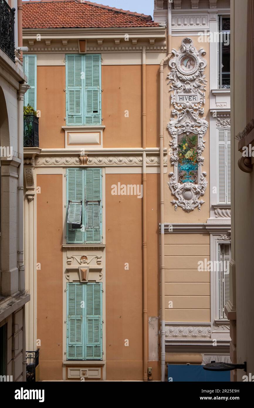 Monaco, Monaco, April 20th 2023:- A view of residential buildings in