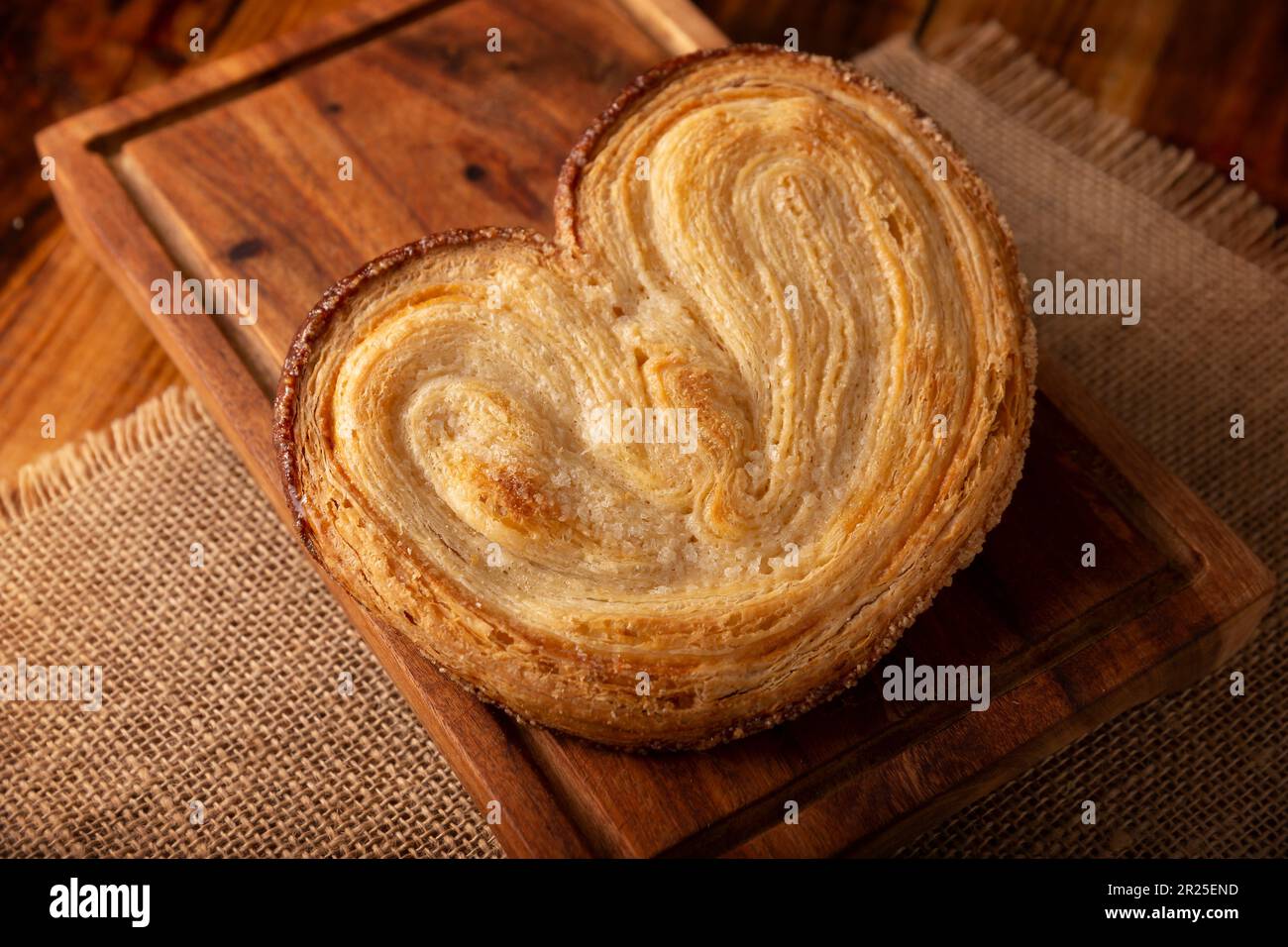 Oreja. Mexican sweet bread made with puff pastry, its name comes from