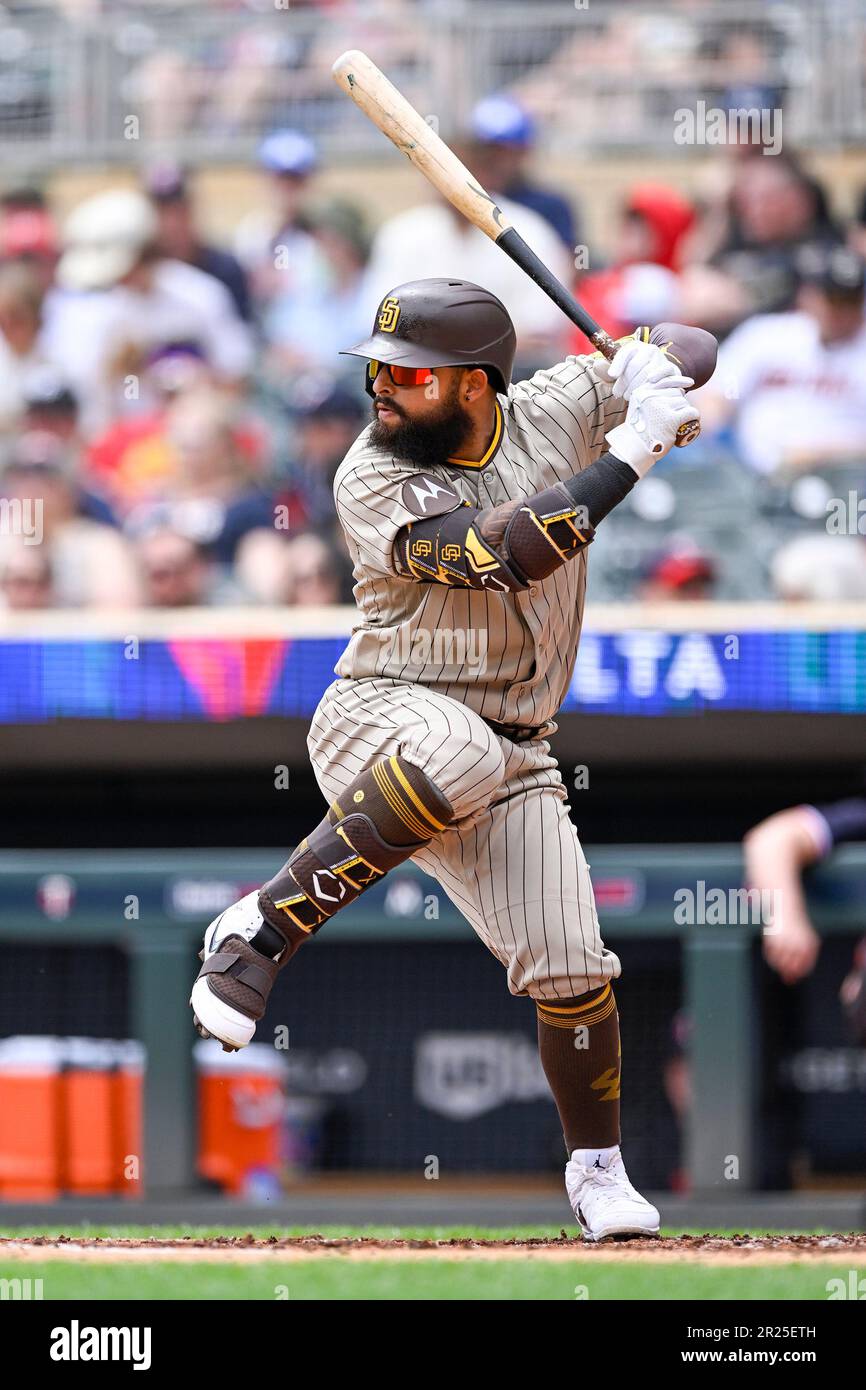 MINNEAPOLIS, MN - MAY 11: San Diego Padres Infielder Rougned Odor (24) at  the plate during a MLB game between the Minnesota Twins and San Diego  Padres on May 11, 2023, at
