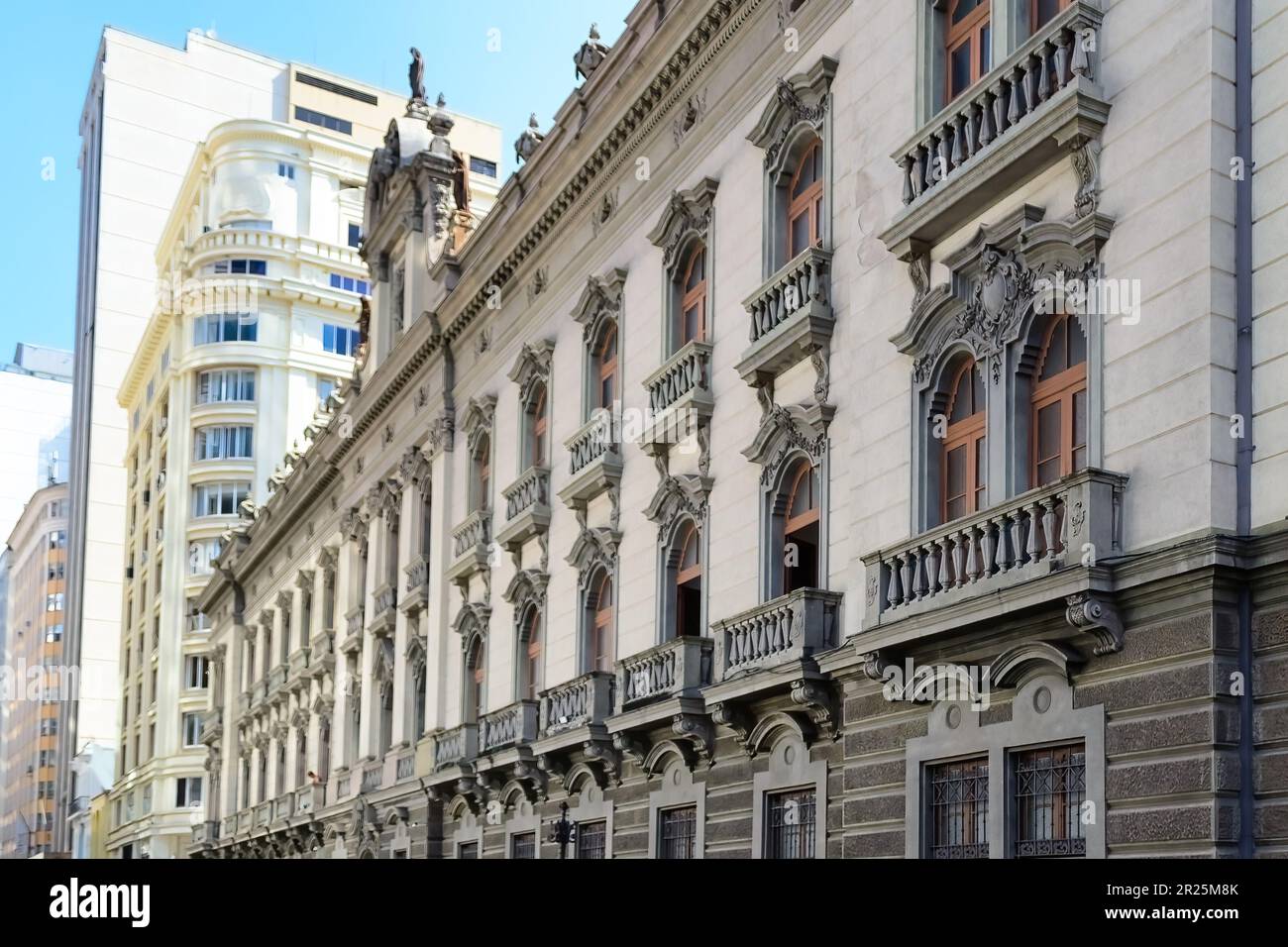 Rio de Janeiro, Brazil - May 2, 2023: Architecture and facade of an ...