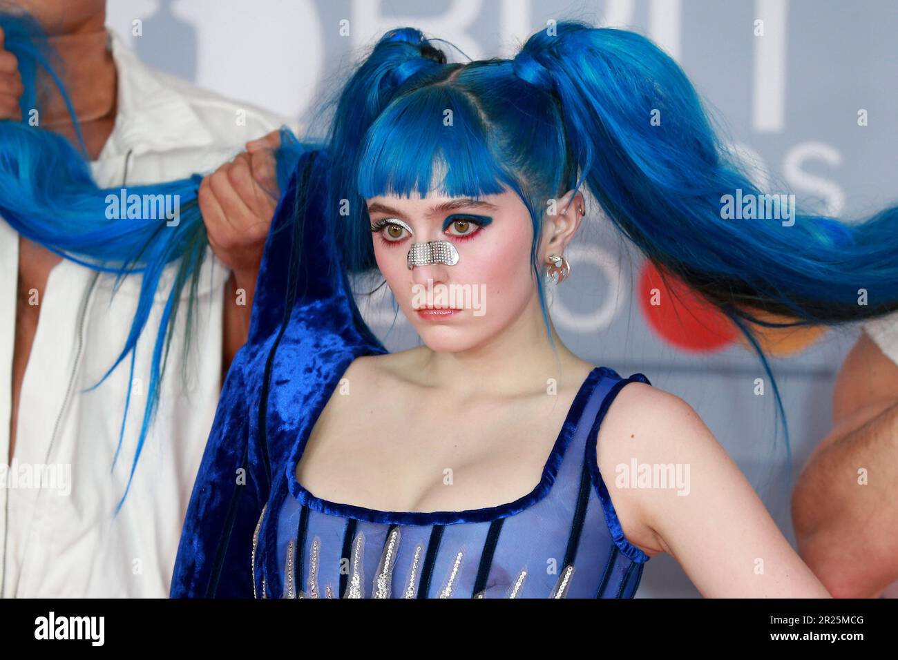 Ashnikko attends The BRIT Awards 2020 at The O2 Arena in London Stock