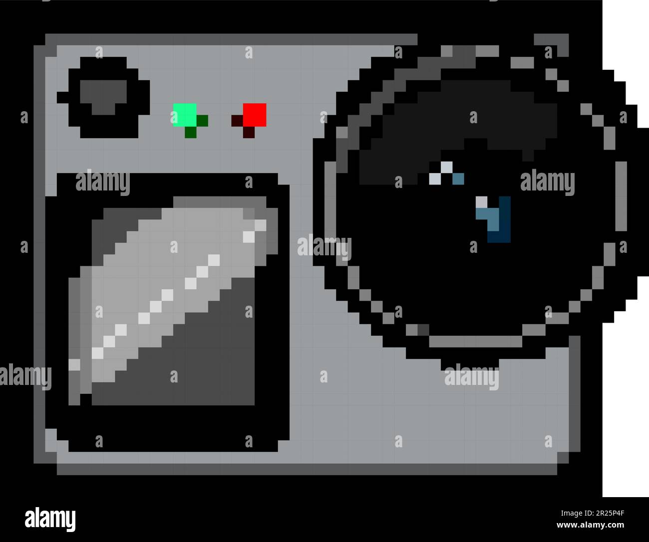 photo action camera game pixel art vector illustration Stock Vector ...