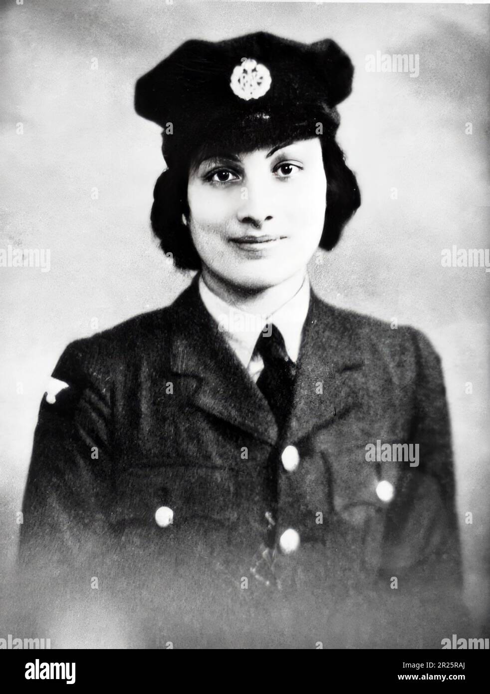 Noor-un-Nisa Inayat Khan, GC (1 January 1914 – 13 September 1944), also known as Nora Inayat-Khan and Nora Baker, was a British resistance agent in Fr Stock Photo