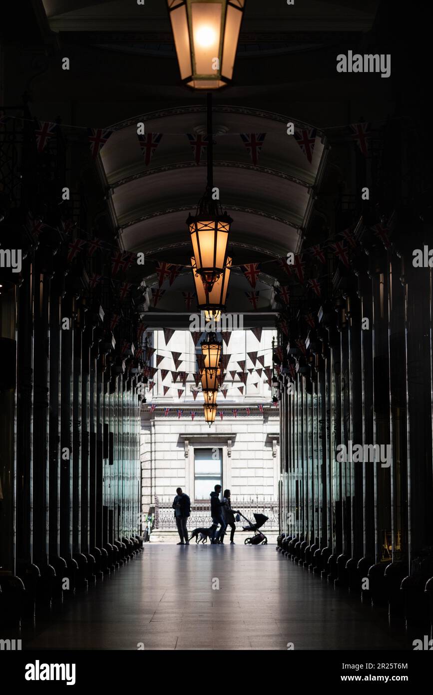 Piccadilly Arcade, situated between Jermyn Street and Piccadilly, central London, England, UK Stock Photo