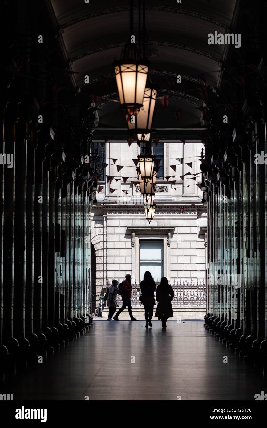 Piccadilly Arcade, situated between Jermyn Street and Piccadilly, central London, England, UK Stock Photo