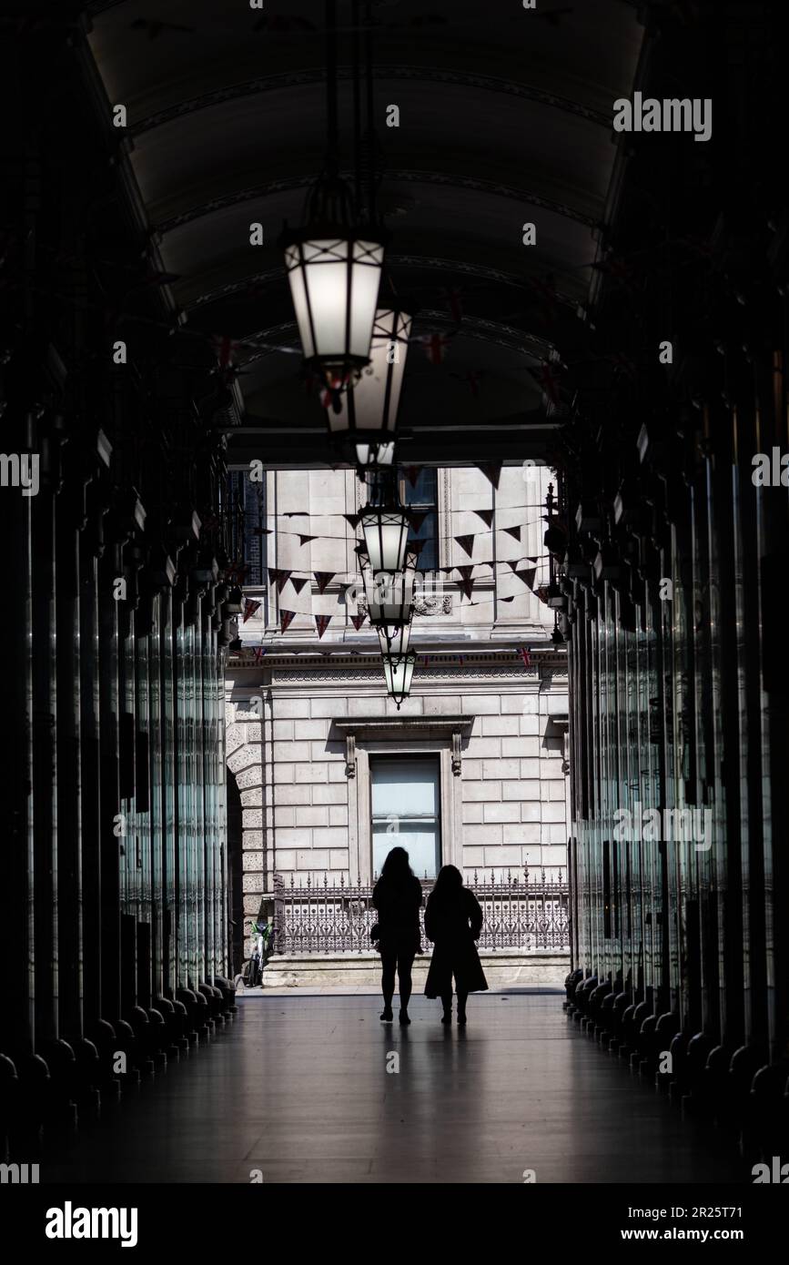 Piccadilly Arcade, situated between Jermyn Street and Piccadilly, central London, England, UK Stock Photo