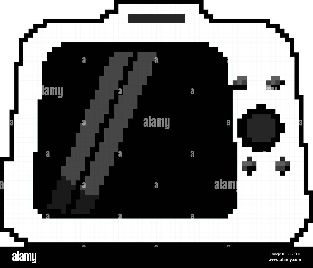 nanny baby monitor game pixel art vector illustration Stock Vector