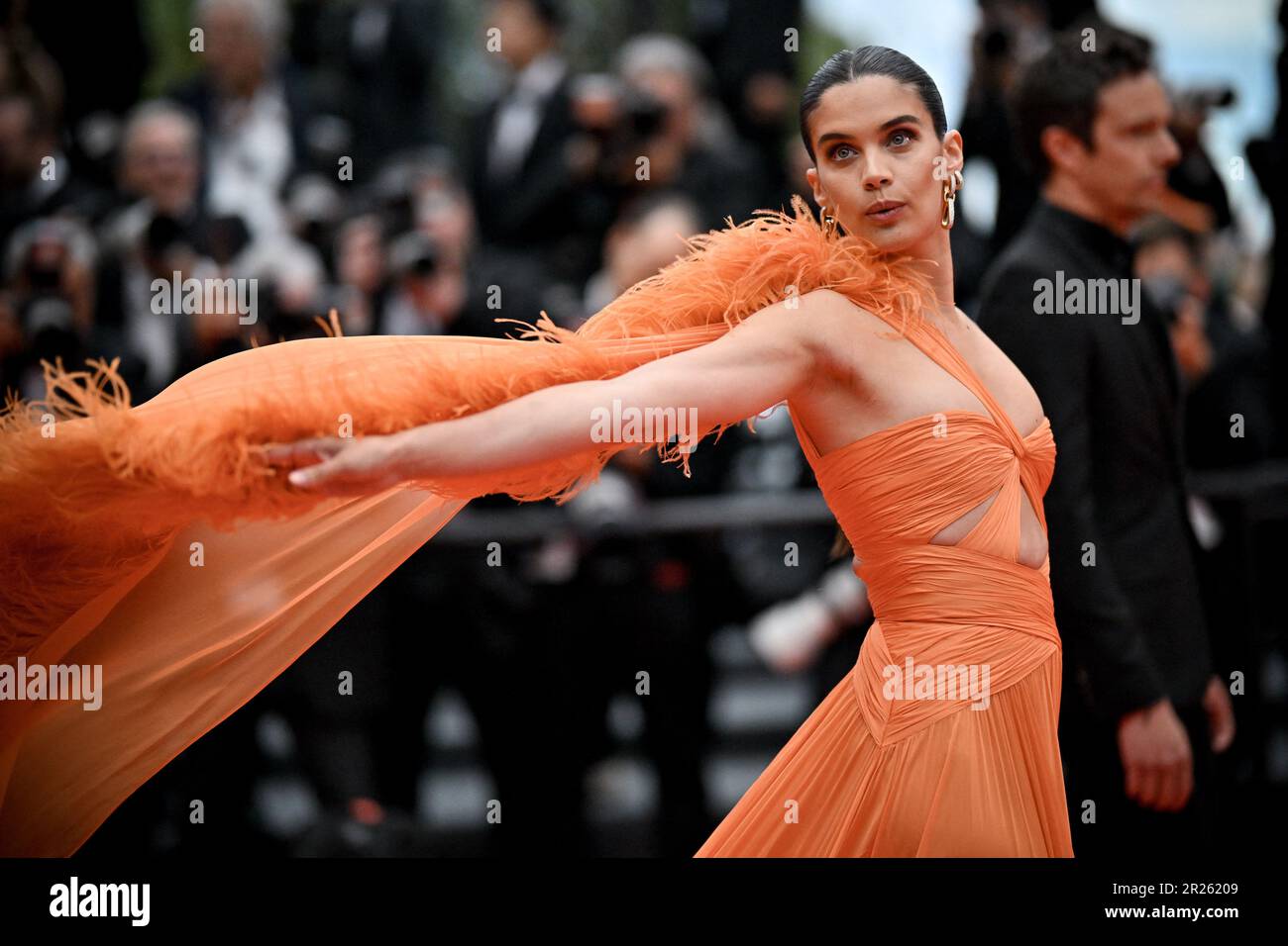 cannes-france-17th-may-2023-sara-sampaio-attending-the-premiere-of