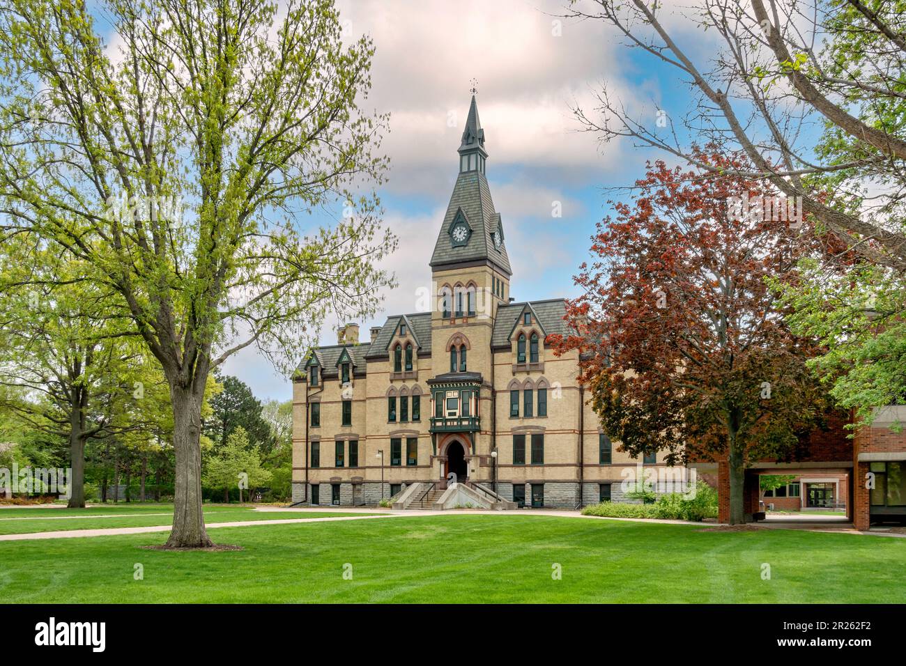 ST. PAUL, MN, USA - MAY 16, 2023: Old Main Hall at Hamline University. Stock Photo