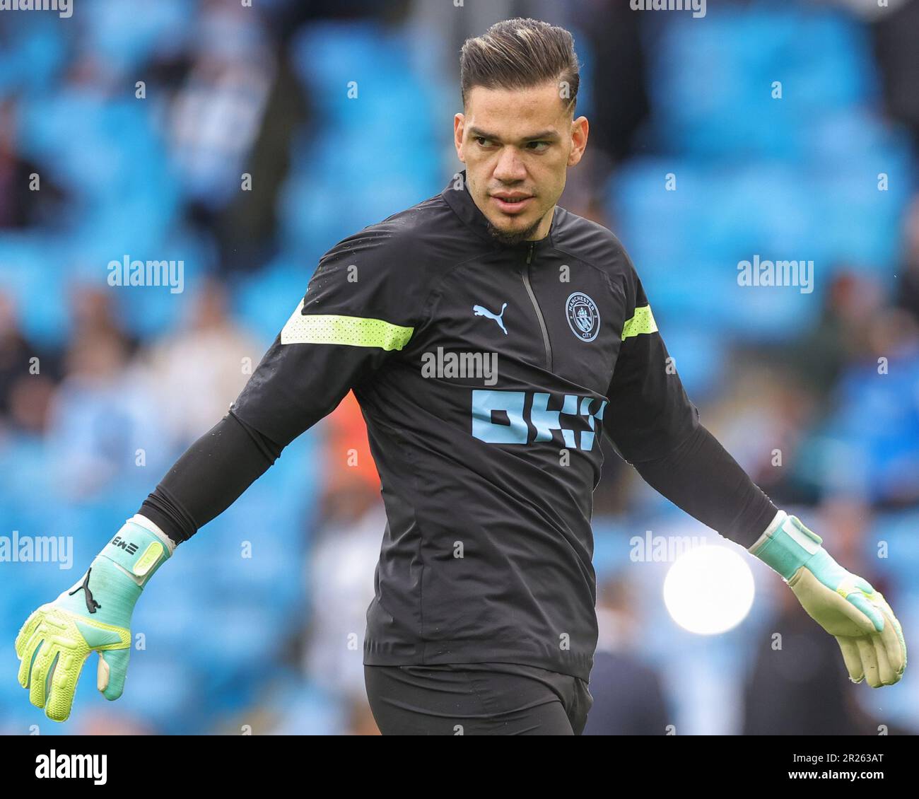 Manchester, UK. 17th May, 2023. Ederson #31 of Manchester City during ...