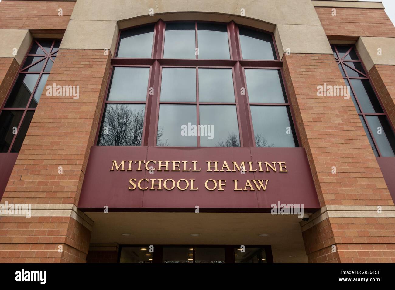 ST. PAUL, MN, USA - MAY 6, 2023: Main Campus Buildingat Mitchell Hamline School of Law. Stock Photo