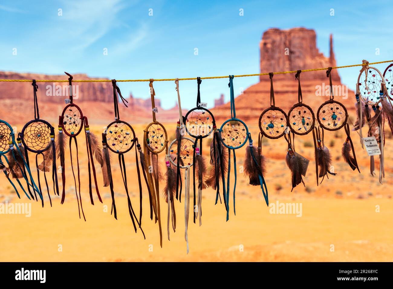 Traditional Navajo hand crafted dream catchers for sale; John Ford's