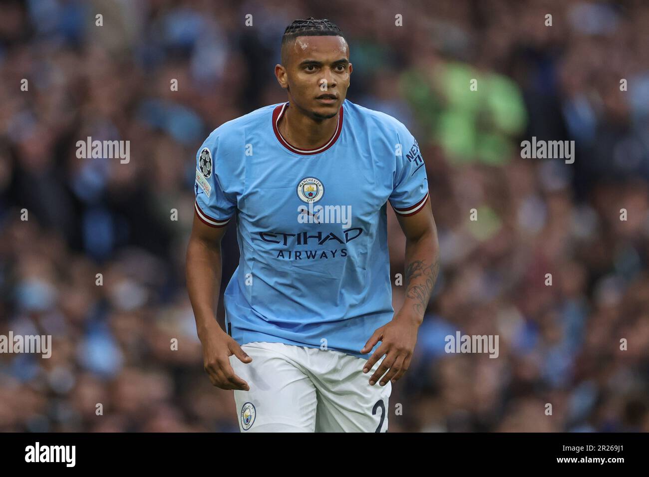 Manuel Akanji #25 of Manchester City during the Premier League