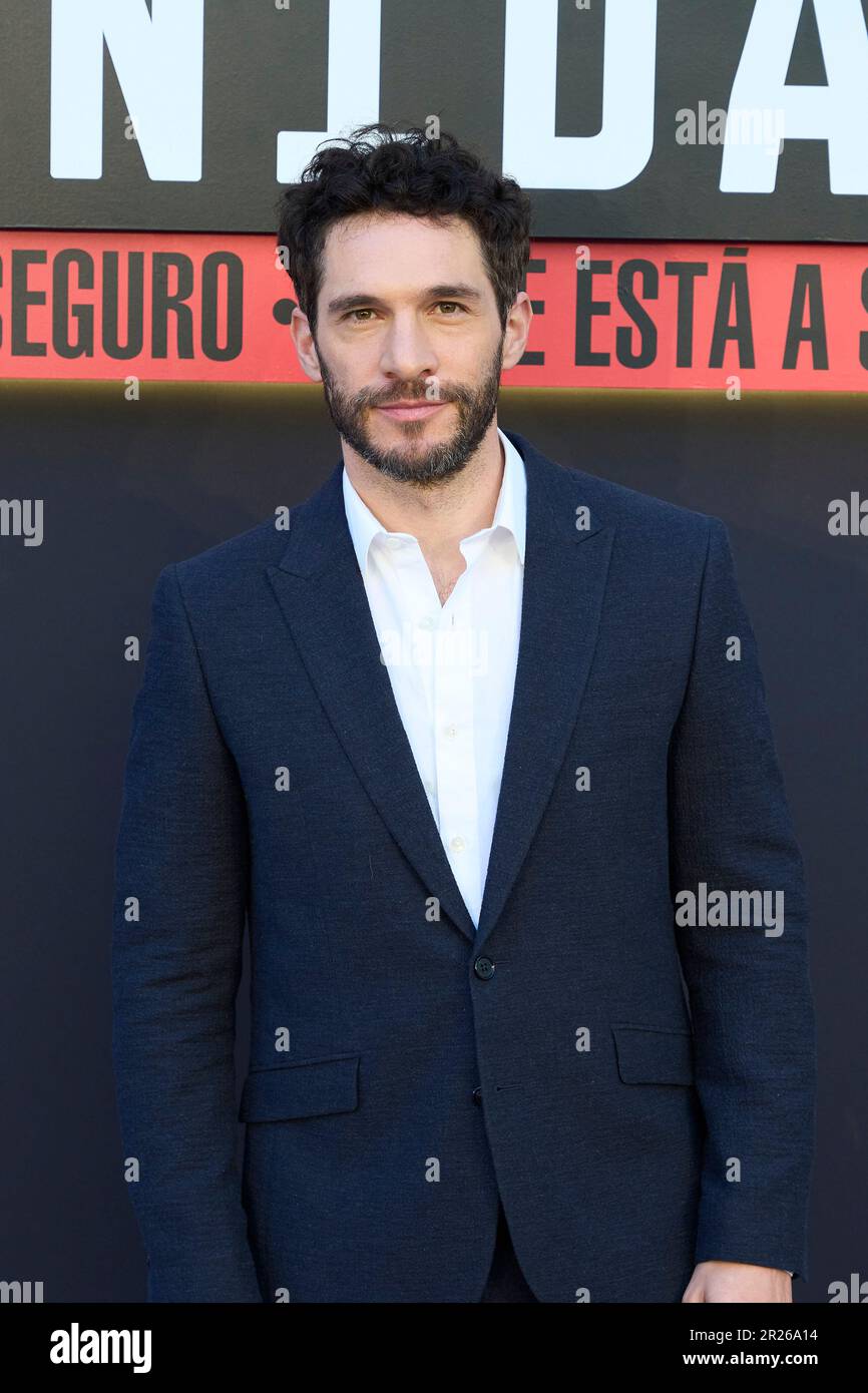 Madrid. Spain. 20230517,  Michel Noher attends 'La Unidad Kabul' Premiere at Callao City Lights  on May 17, 2023 in Madrid, Spain Stock Photo