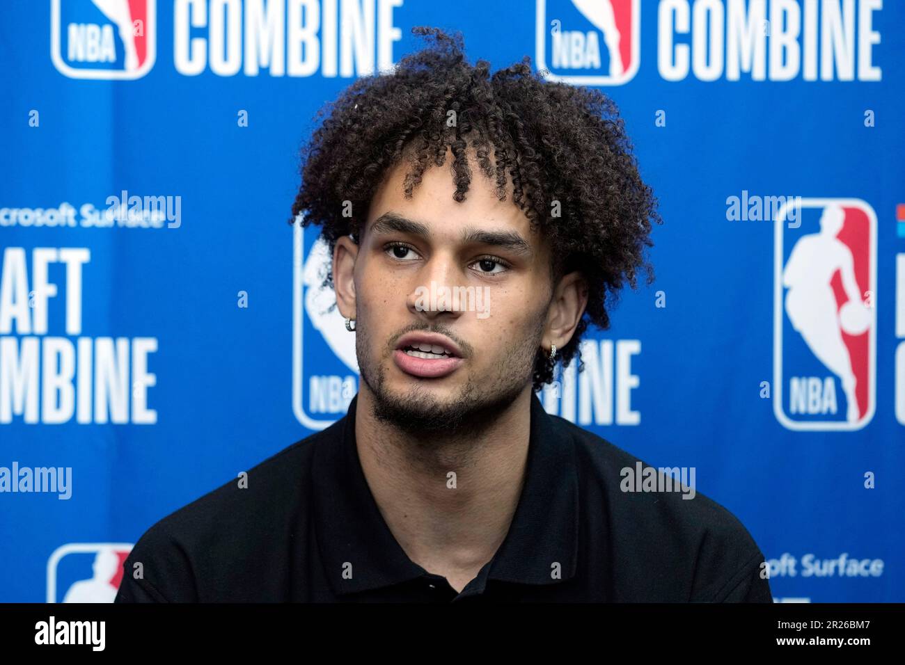 Dereck Lively II, Talks To The Media During The 2023 NBA Basketball ...