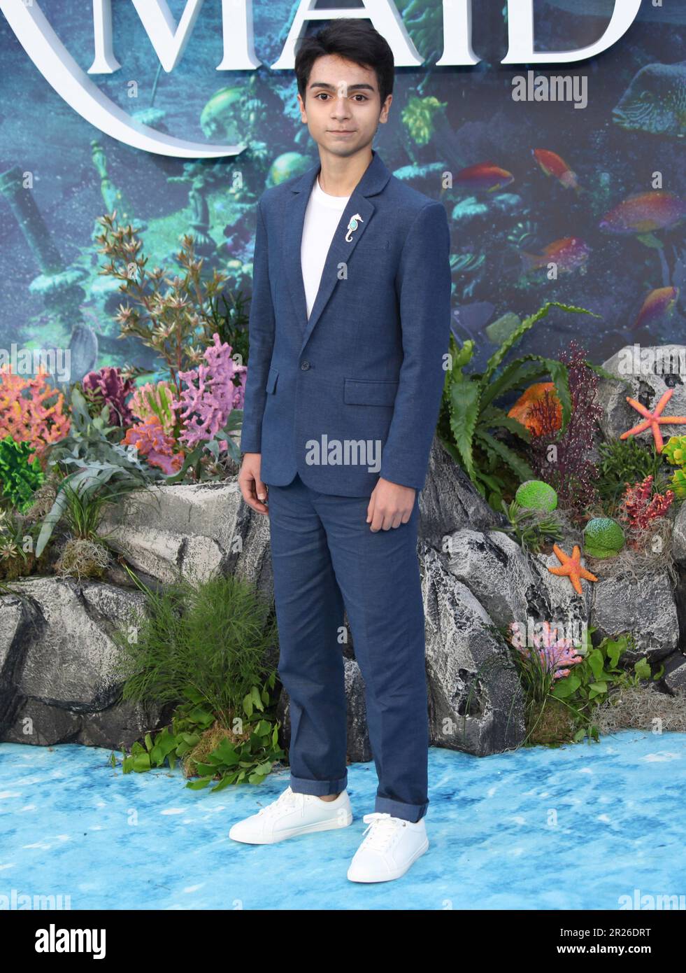 London, UK.   Alexander Molony  at The Little Mermaid UK Premiere. Odeon Luxe, Leicester Square.  15th May 2023.  Ref:LMK11-S160523-002.  Steve Bealing/Landmark Media Stock Photo