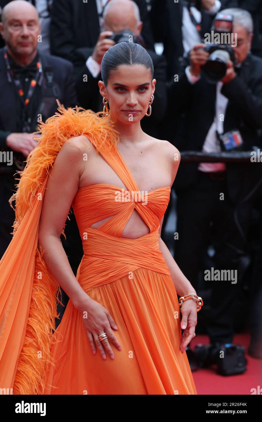 Cannes, France, 17th May, 2023. Sara Sampaio arriving on the red carpet