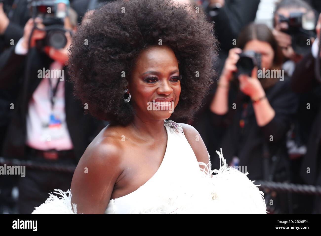 Cannes, France, 17th May, 2023. Viola Davis arriving on the red carpet