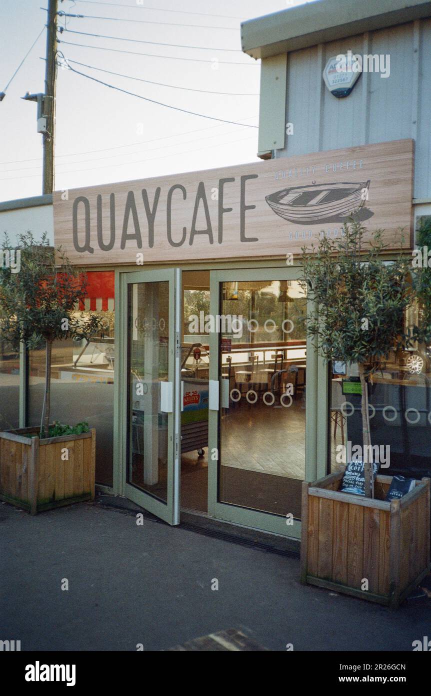 Quay Cafe, Braunton, Devon, England, United Kingdom. Stock Photo