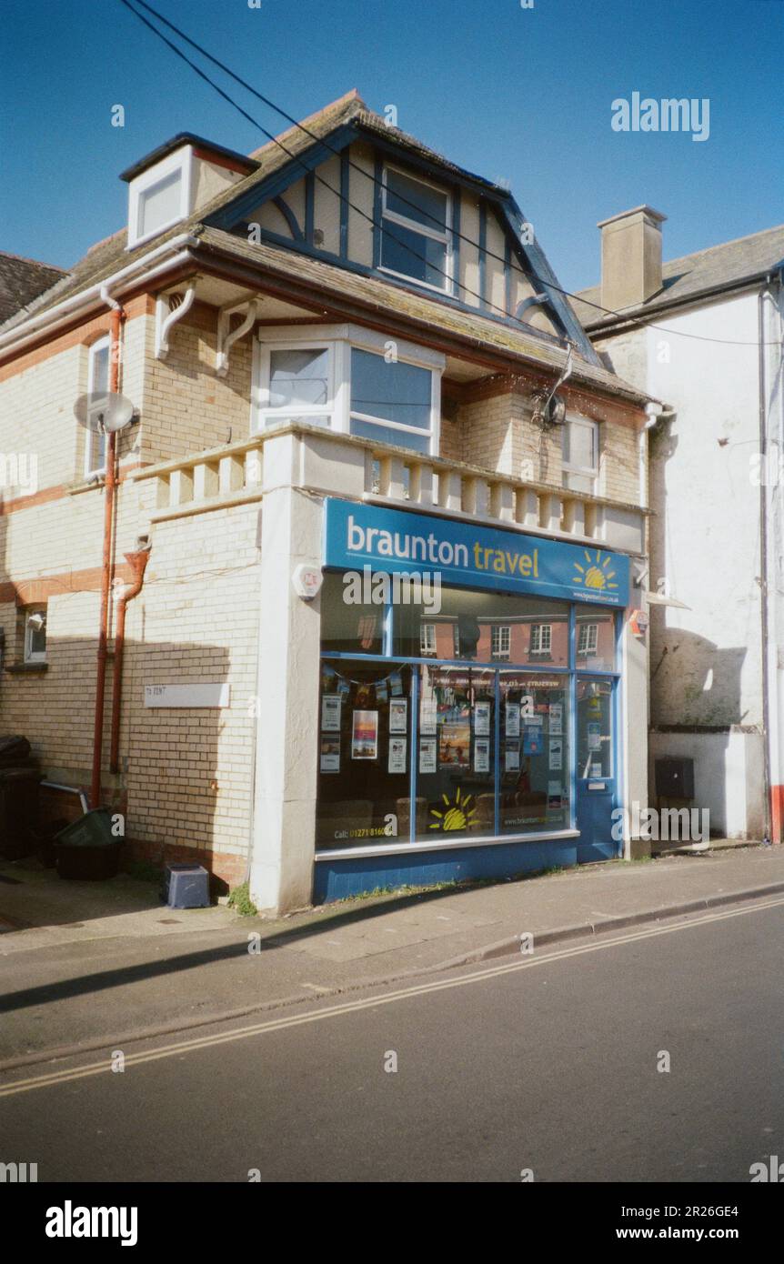 Braunton Travel, Braunton, Devon, England, United Kingdom. Stock Photo