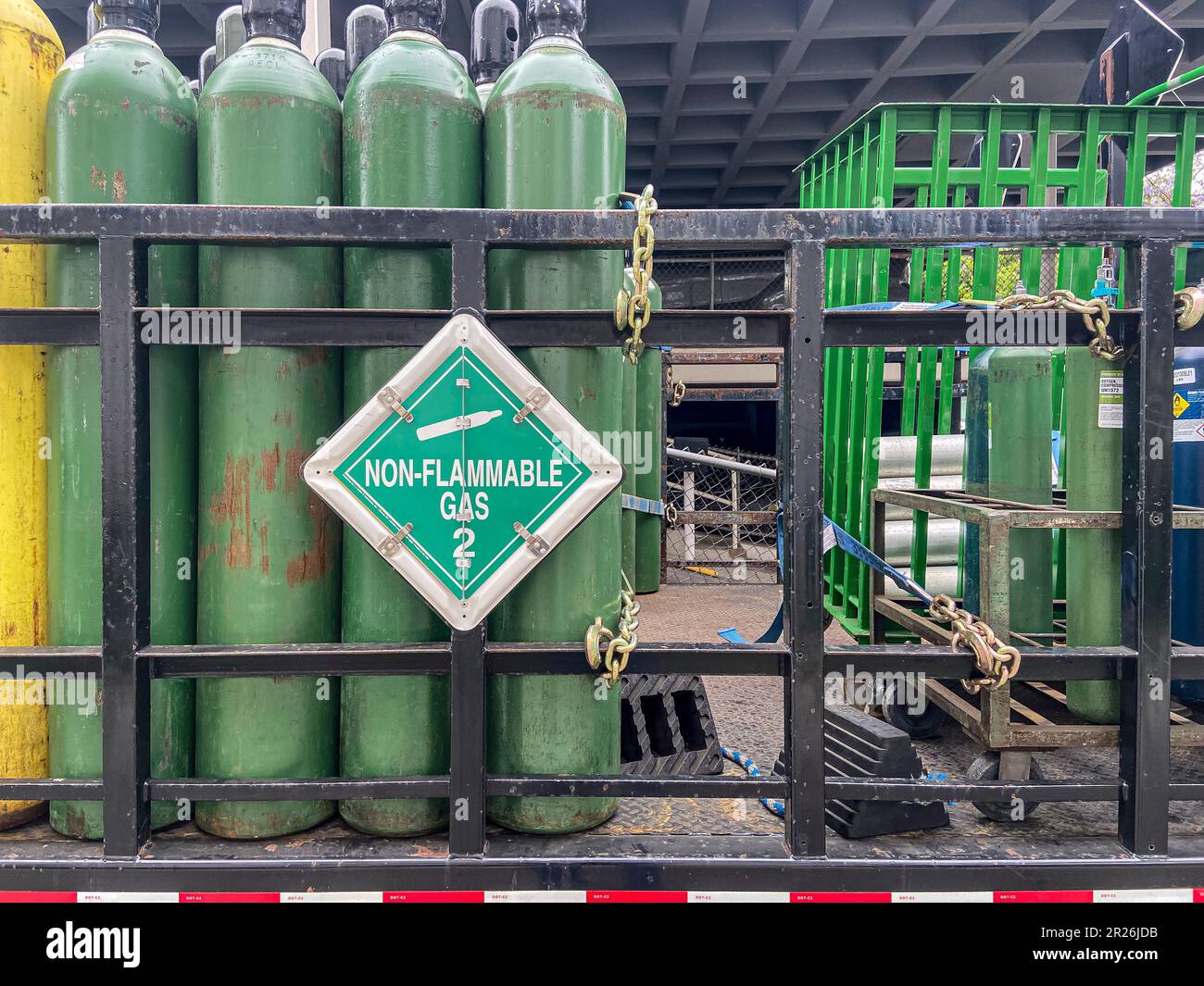 Gas tanks, Los Angeles, California Stock Photo Alamy