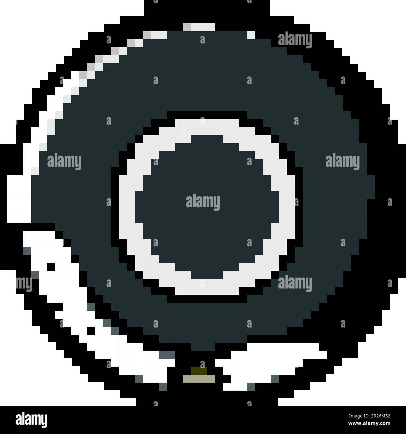 sound cd player game pixel art vector illustration Stock Vector Image