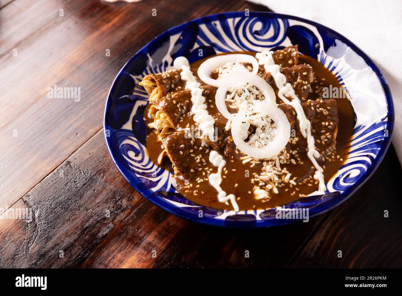 Mole Poblano Enchiladas