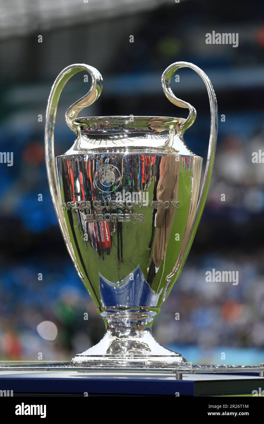 Uefa champions league trophy hi-res stock photography and images - Alamy