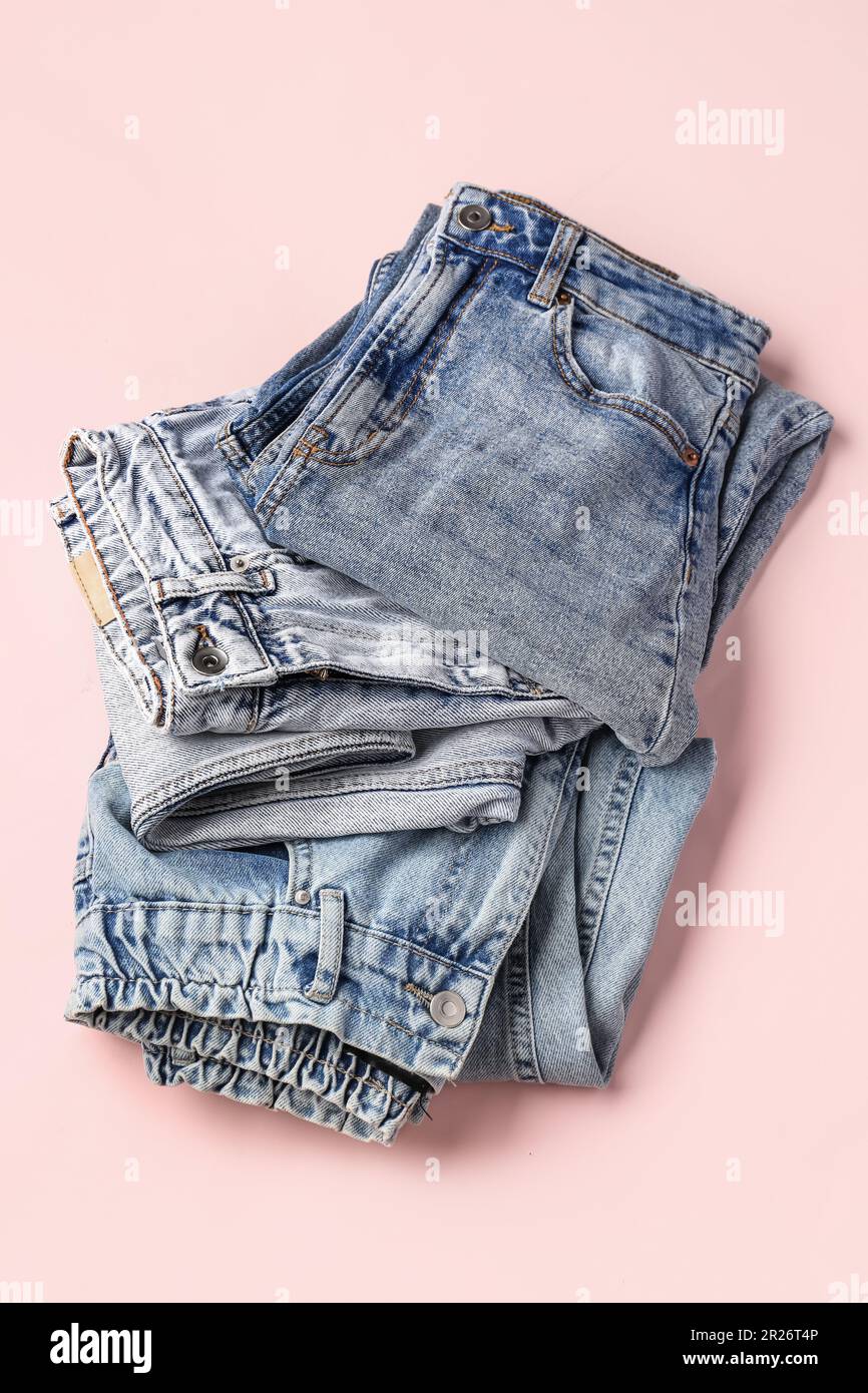Jeans doblados sale