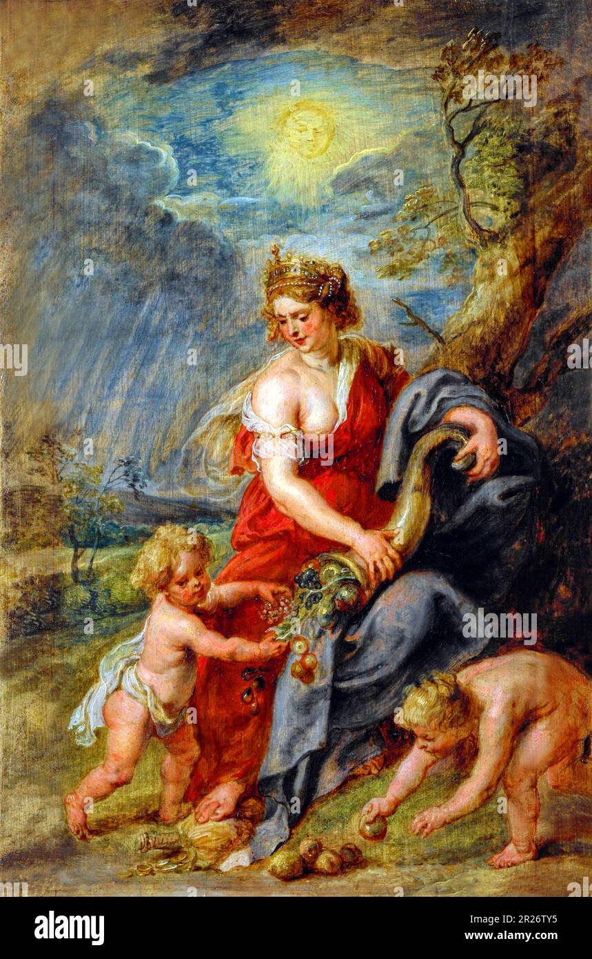 Peter Paul Rubens - Abundance (Abundantia) Stock Photo