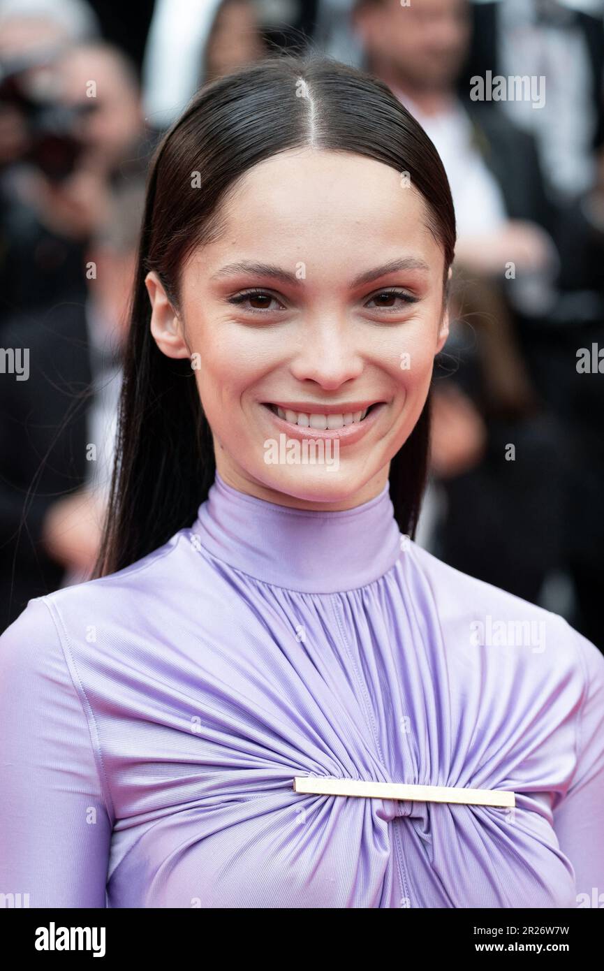 Cannes, France. 17th May, 2023. Lola Le Lann attends the Monster red