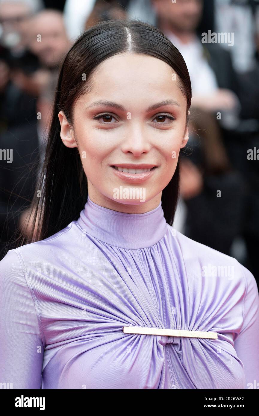 Cannes, France. 17th May, 2023. Lola Le Lann attends the Monster red
