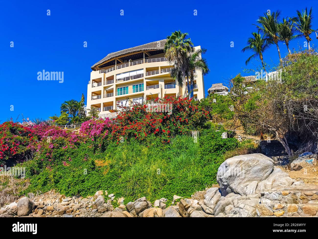 Puerto Escondido Oaxaca Mexico 25. March 2023 Hotel LeBlon Condos