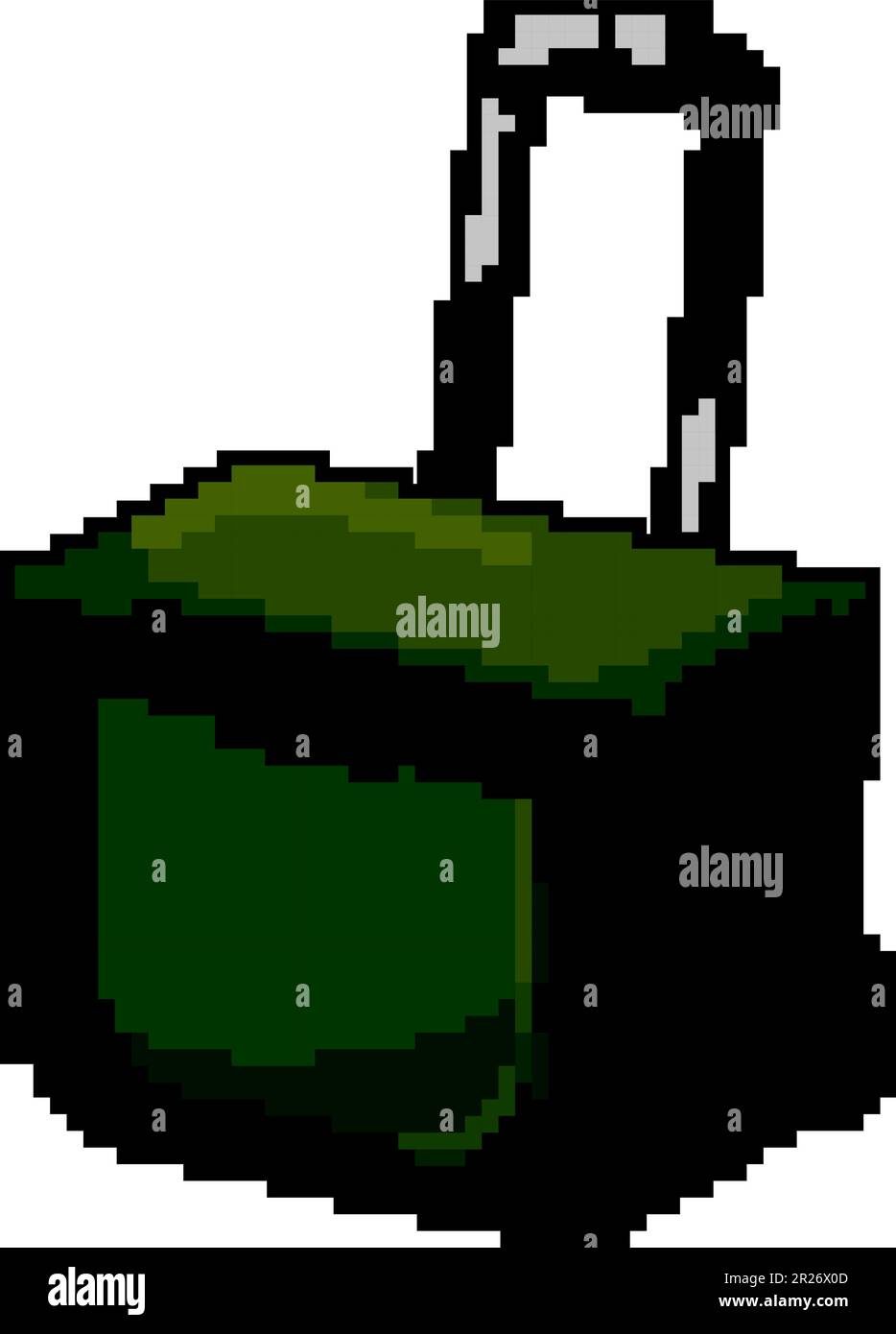 refrigerator cooler box game pixel art vector illustration Stock Vector