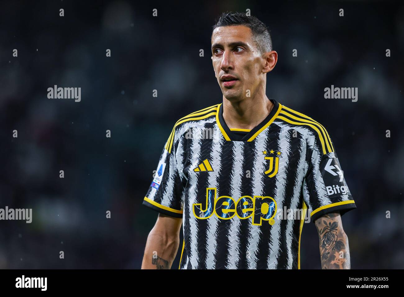 Angel Di Maria Juventus Fc Controls Editorial Stock Photo - Stock Image