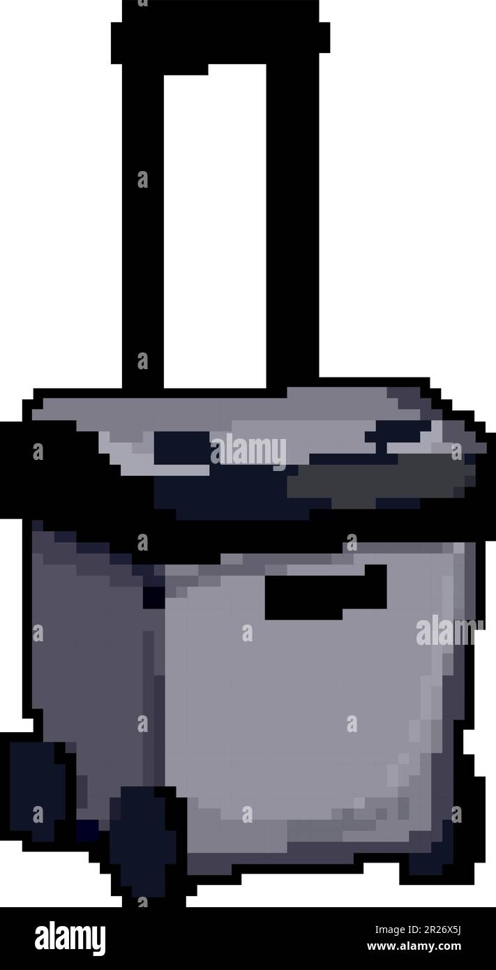 cool cooler box game pixel art vector illustration Stock Vector Image