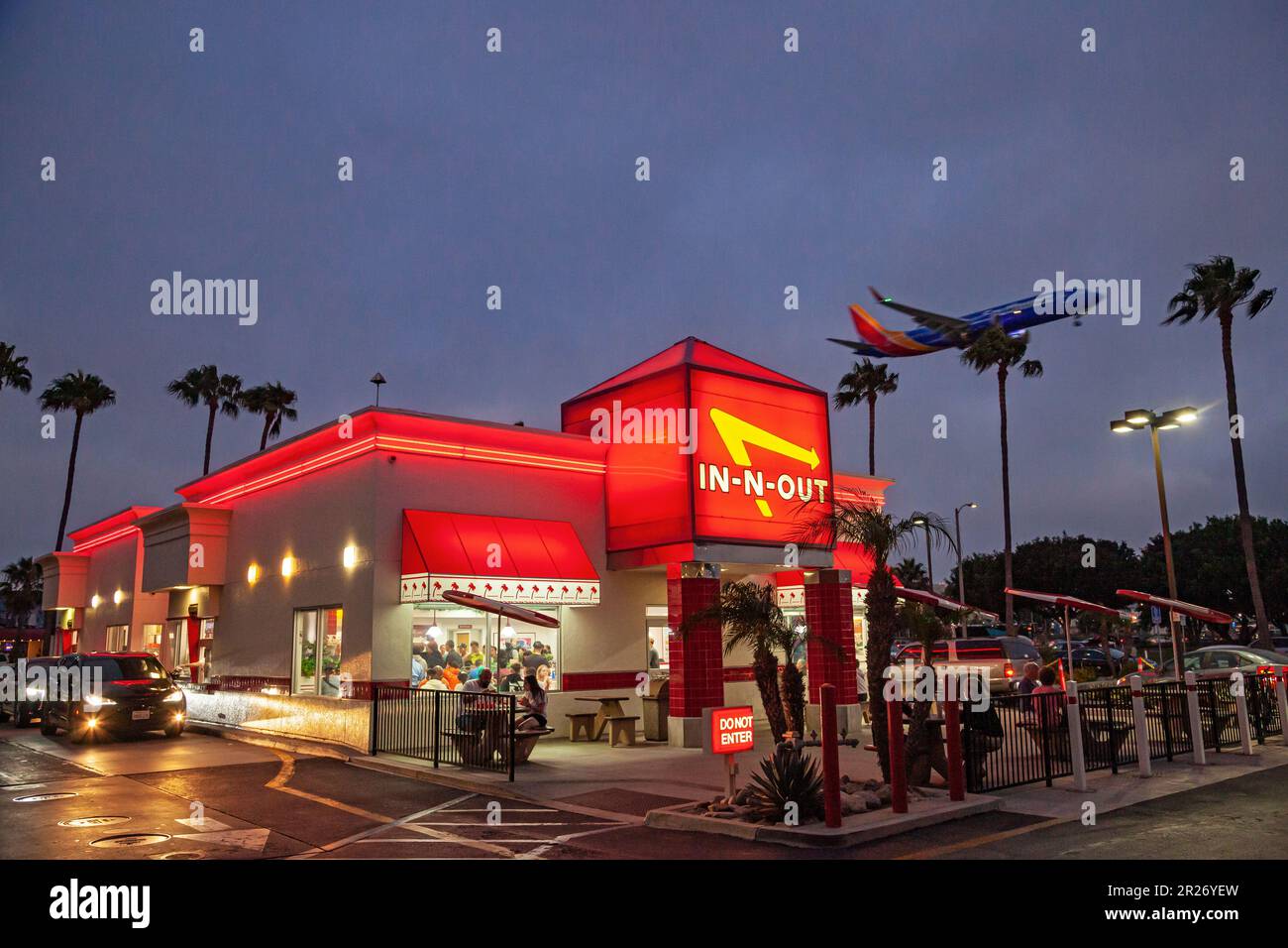 InNOut near LAX, Westchester, Los Angeles, California Stock Photo Alamy