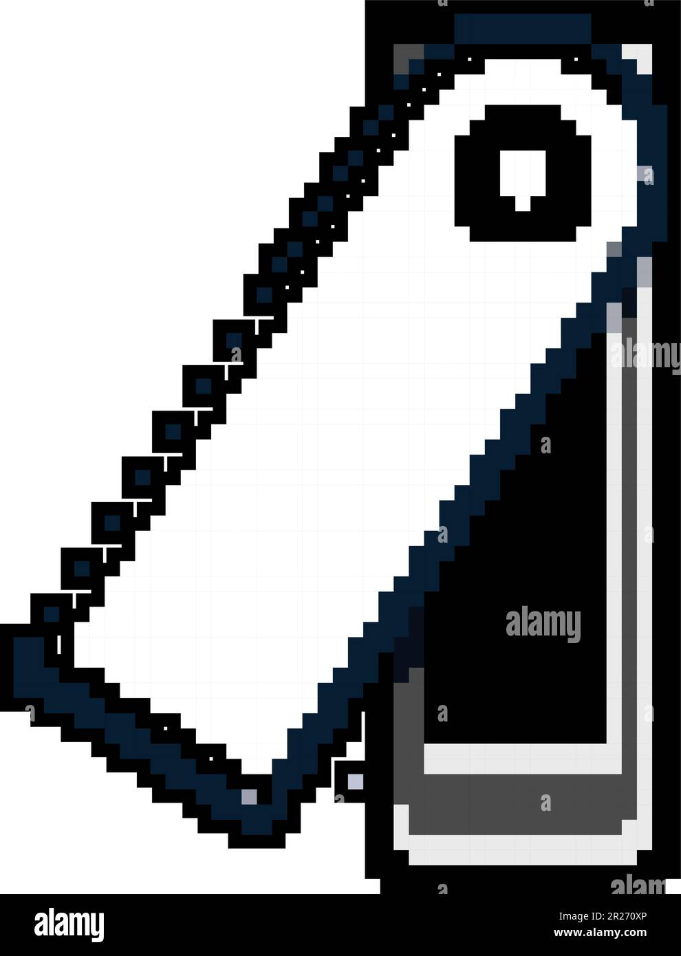 technology crypto wallet game pixel art vector illustration Stock Vector